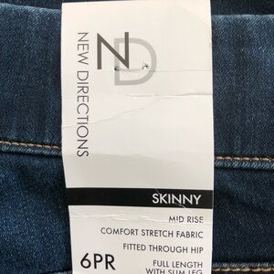 NWT - New Directions Blue Denim Jeans